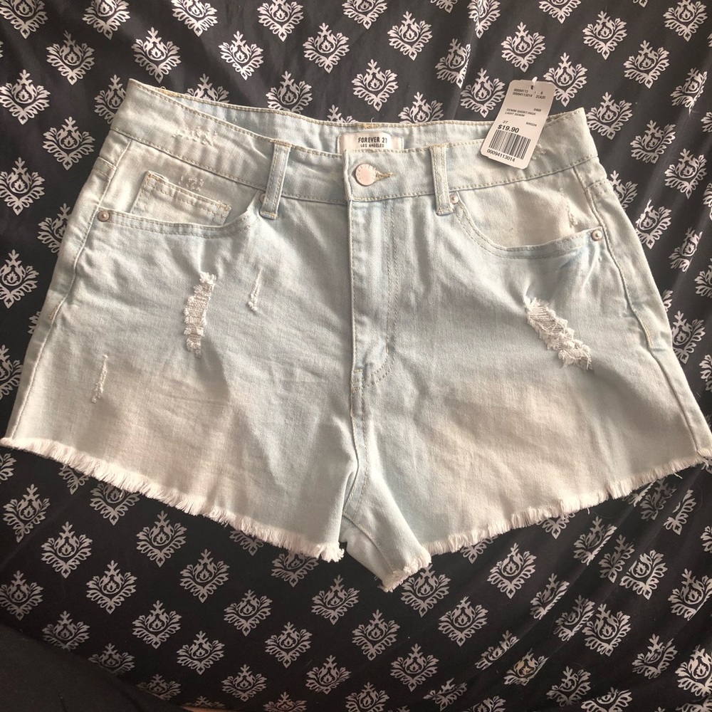 NWT Forever 21 Denim High Rise Shorts